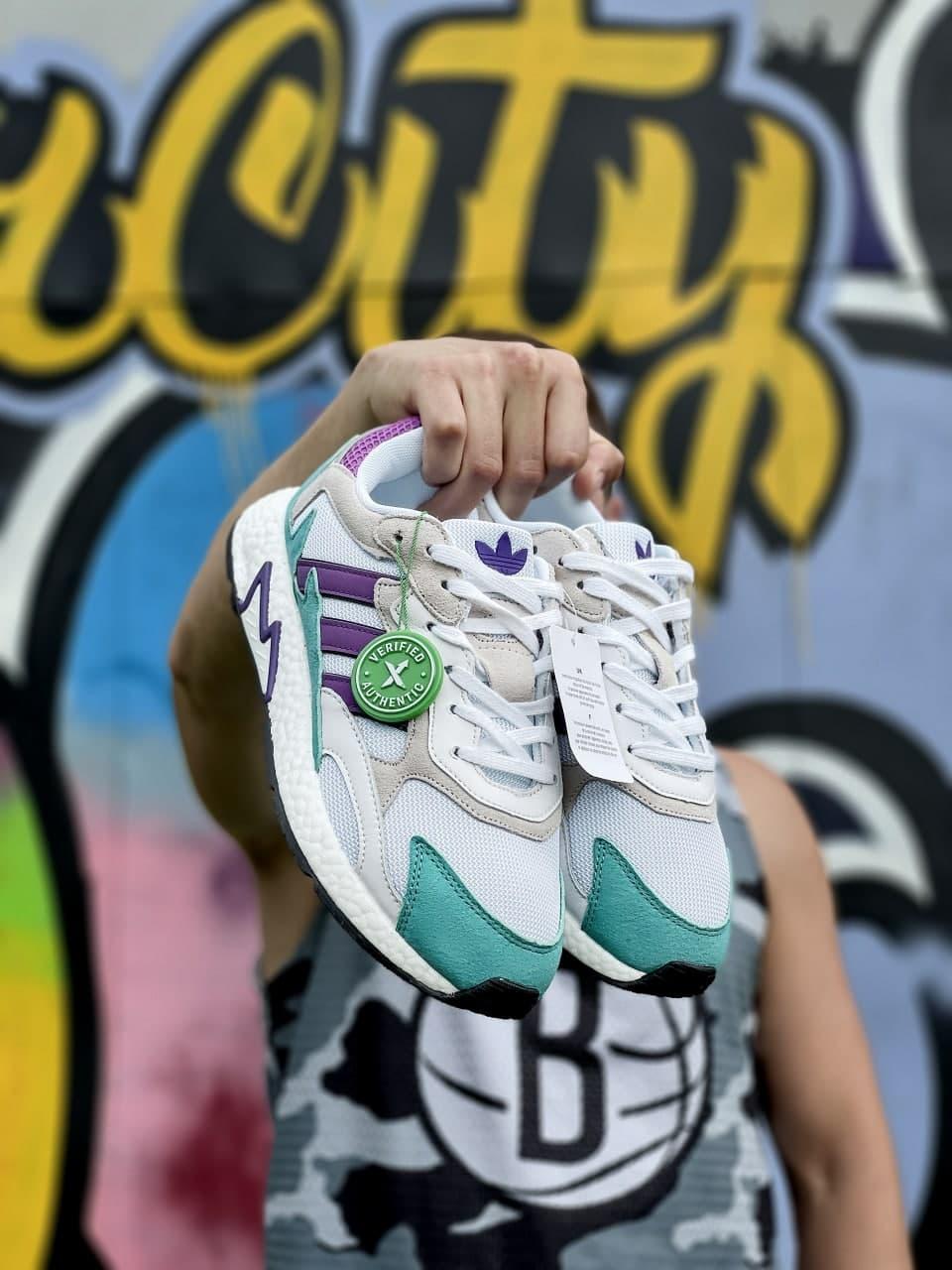 Adidas Tresc Run White Purple Aqua