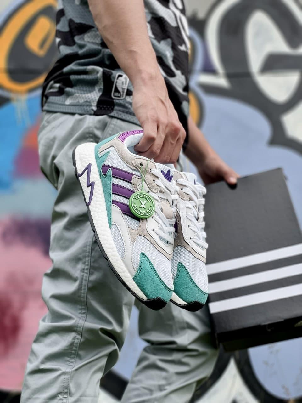 Adidas Tresc Run White Purple Aqua