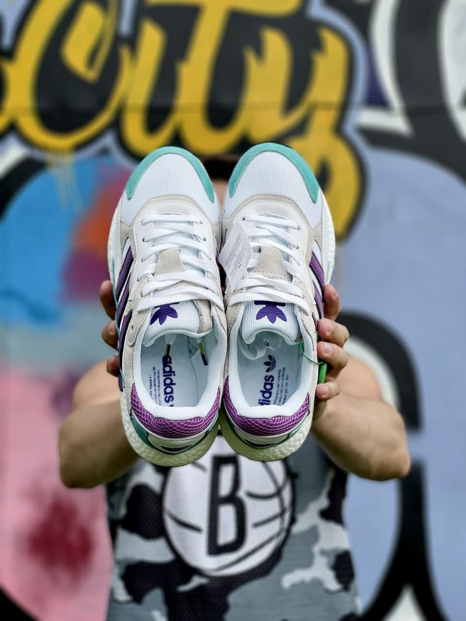 Adidas Tresc Run White Purple Aqua
