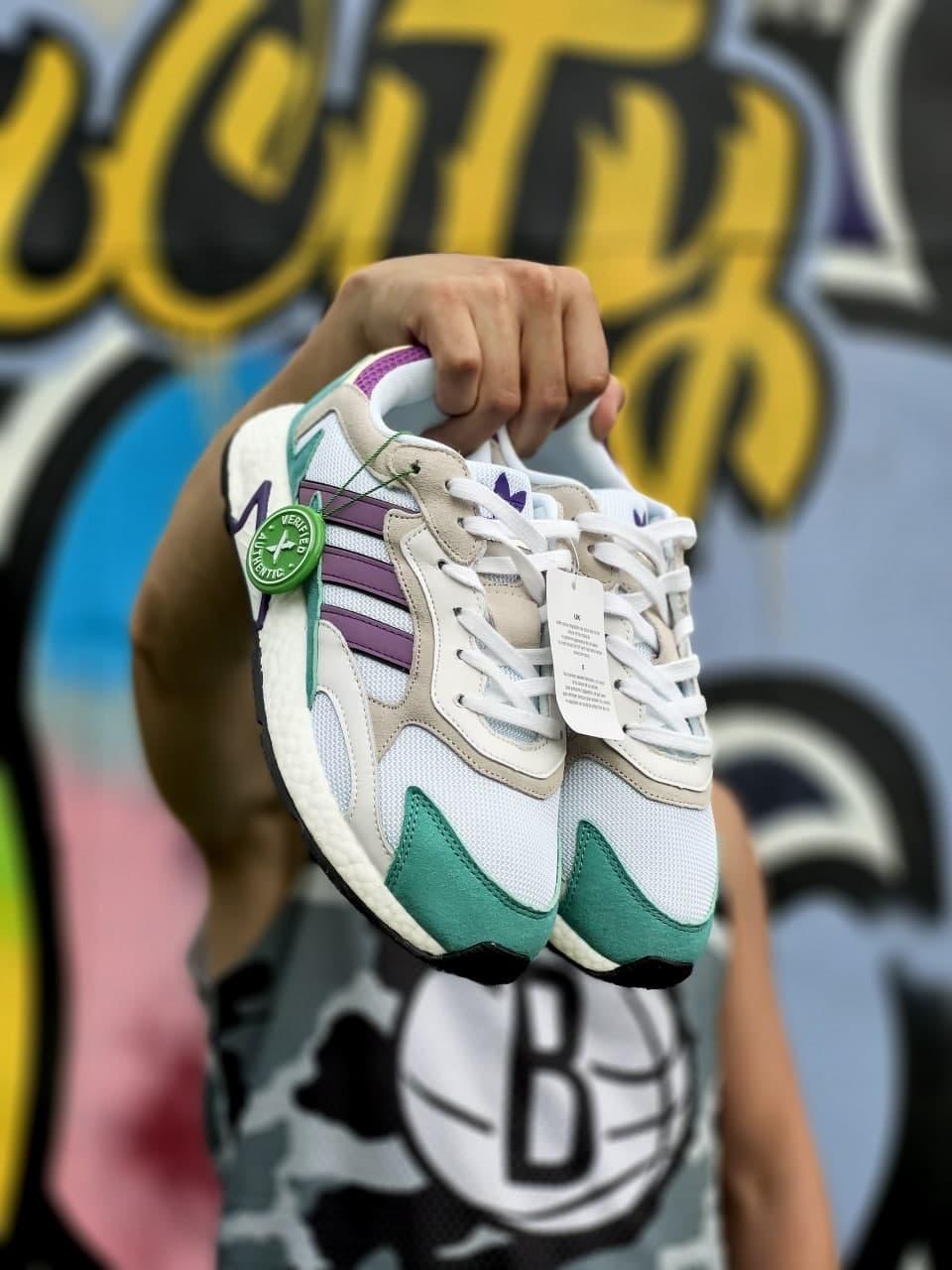 Adidas Tresc Run White Purple Aqua