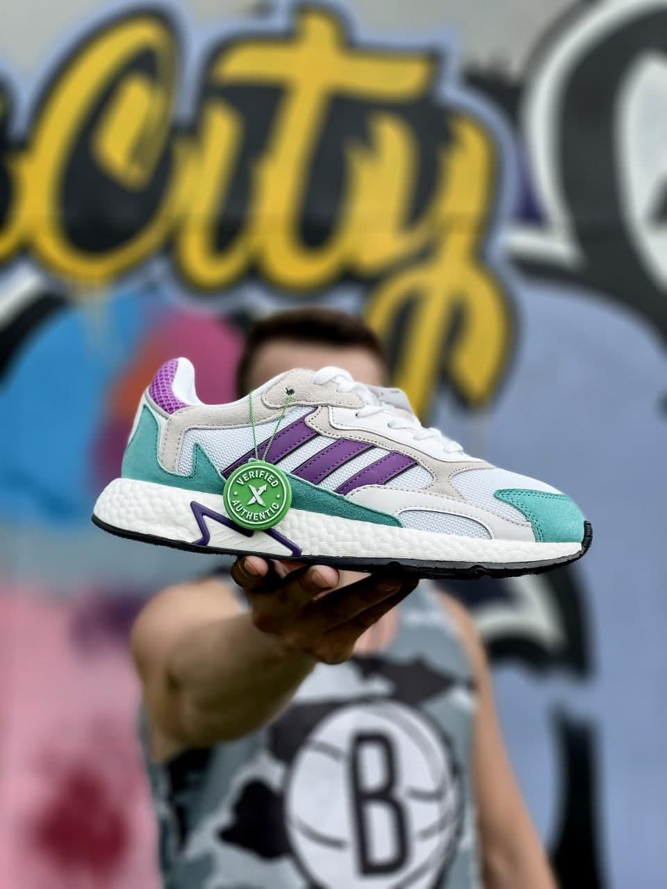 Adidas Tresc Run White Purple Aqua