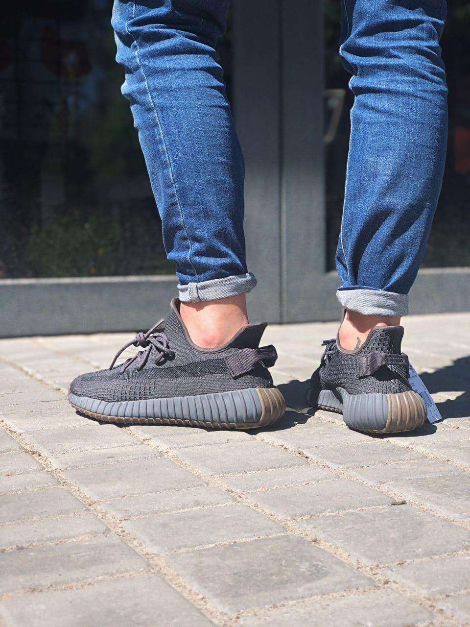 Adidas Yeezy Boost 350 Black Cinder (Без рефлектива)