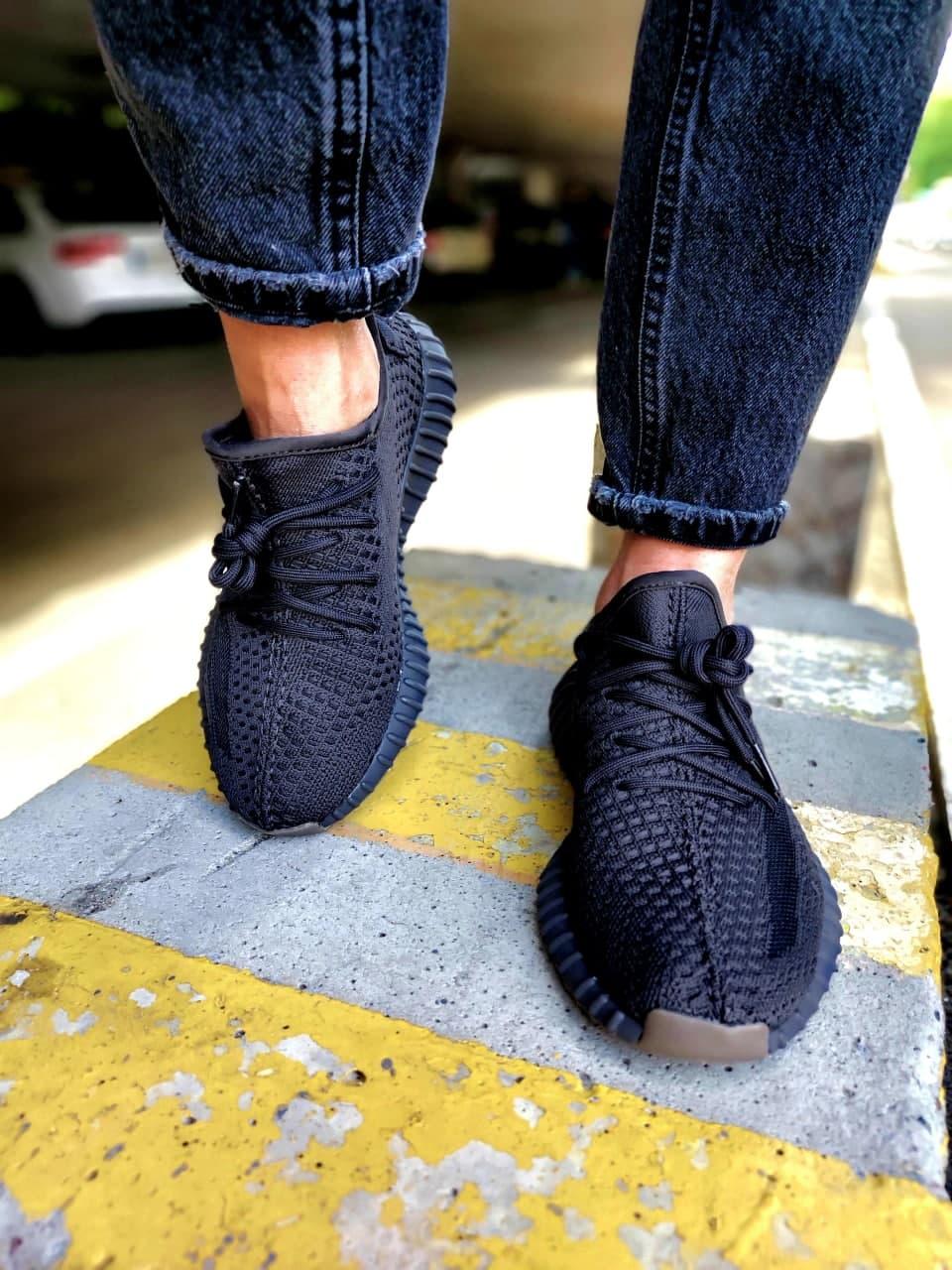 Adidas Yeezy Boost 350 Black Cinder (Без рефлектива)