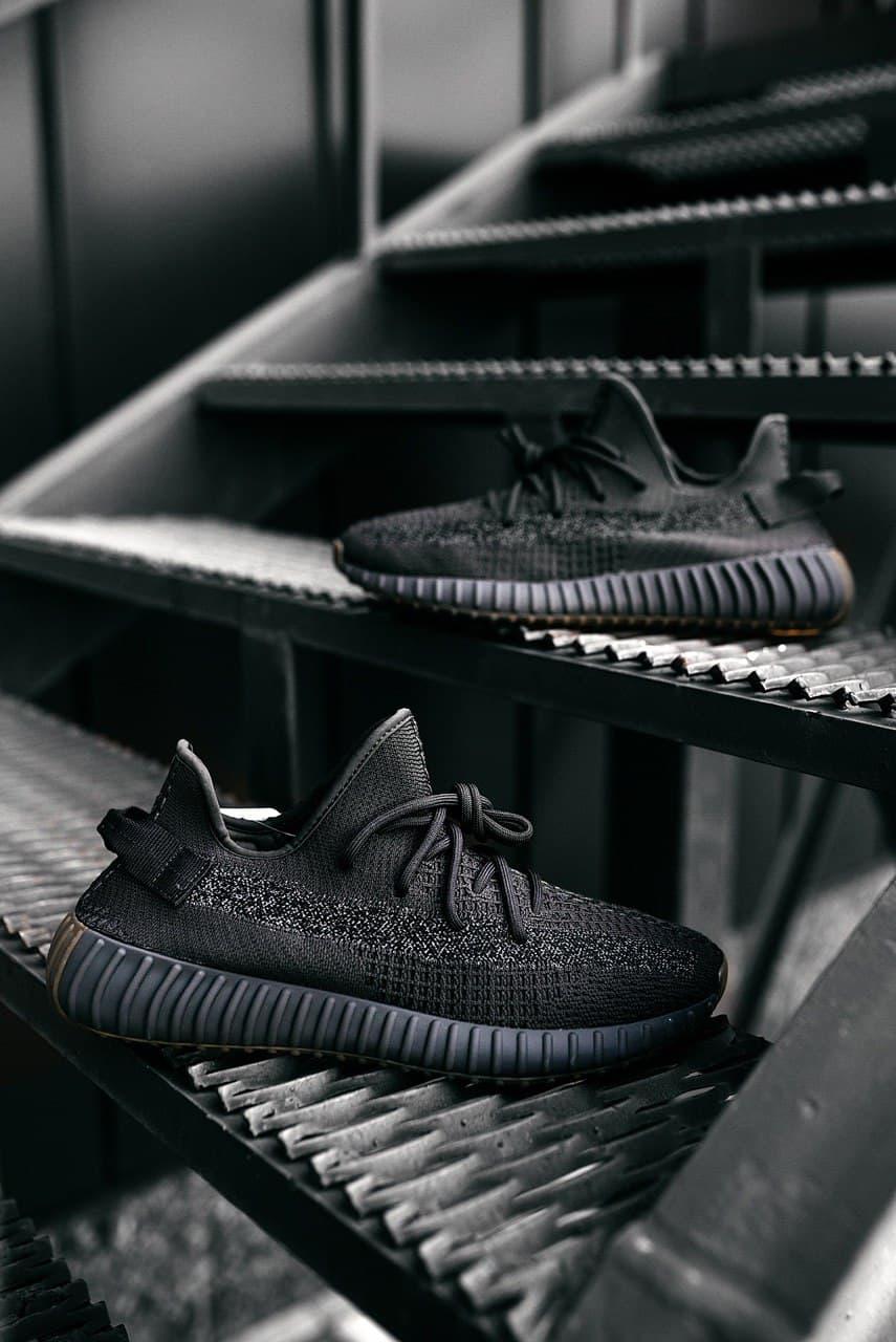 Adidas Yeezy Boost 350 Black Cinder (Рефлективна полоска)