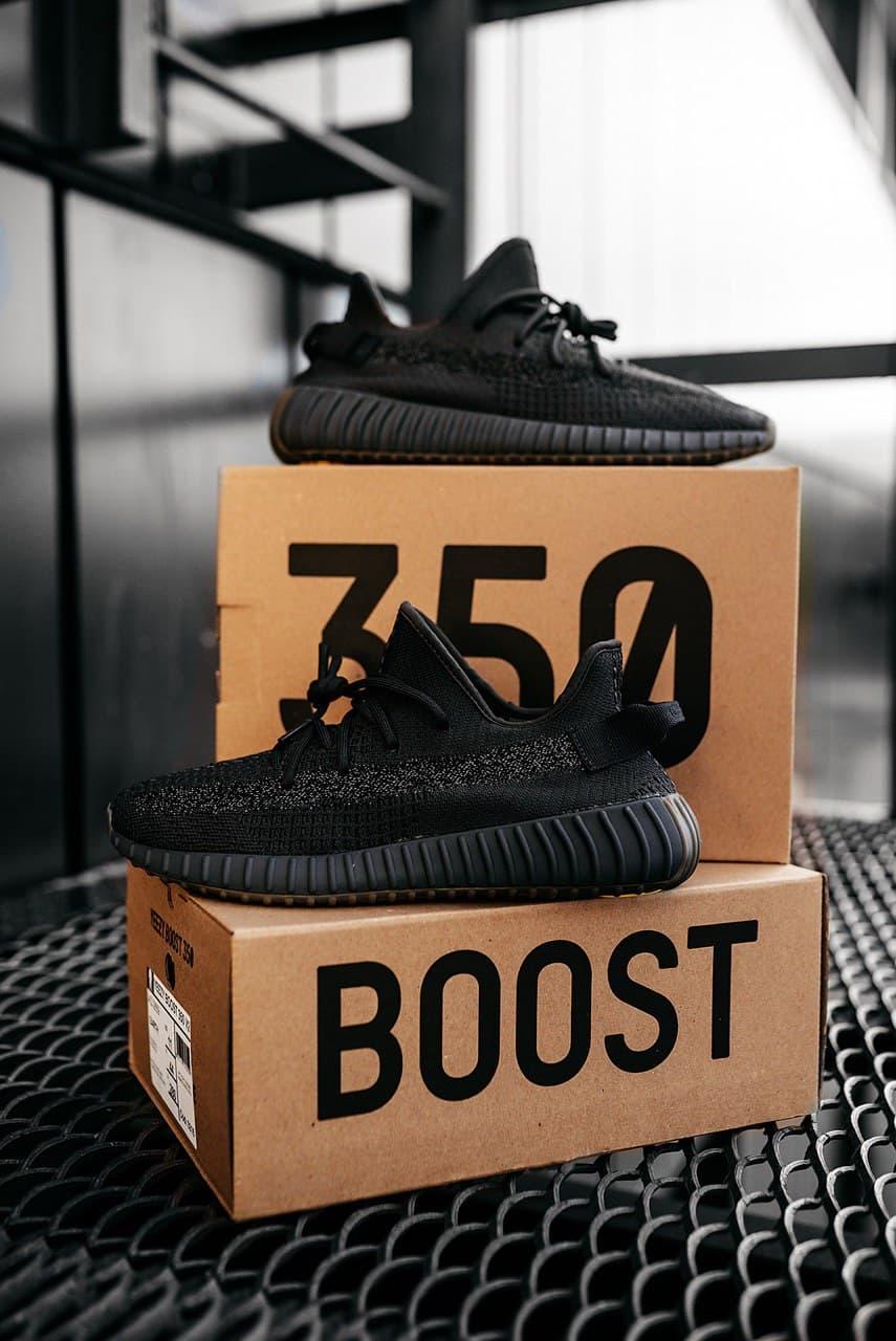 Adidas Yeezy Boost 350 Black Cinder (Рефлективна полоска)