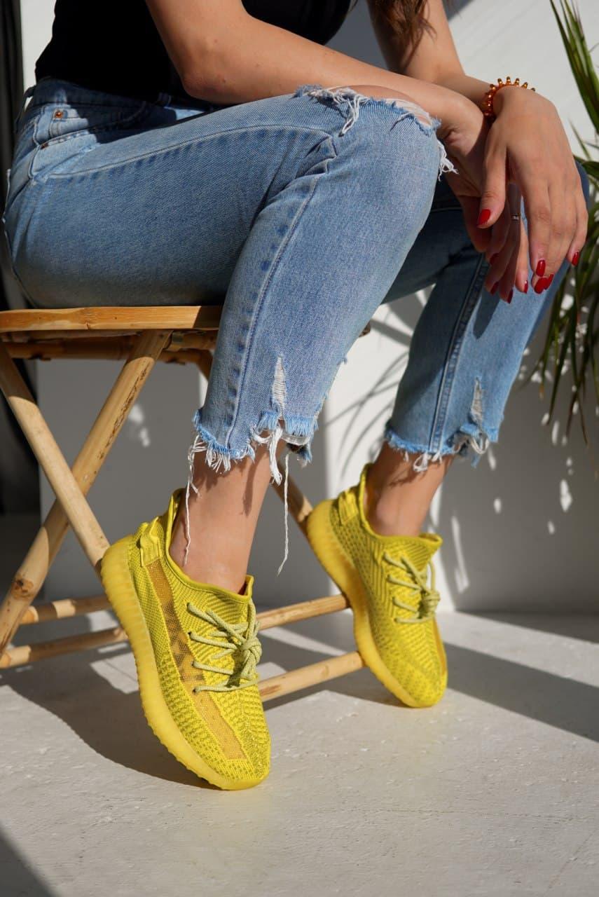 Adidas Yeezy Boost 350 V2 Yellow (Реф шнурки)