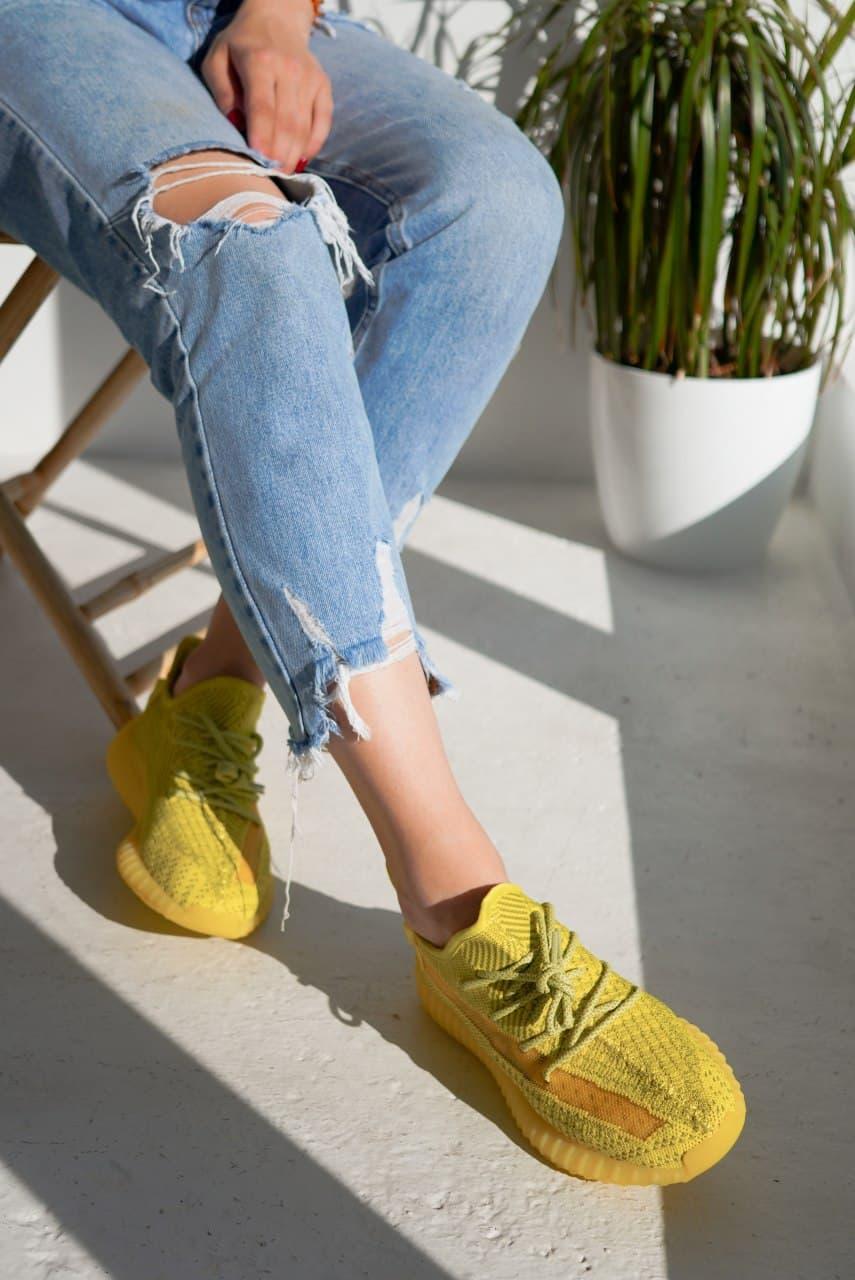 Adidas Yeezy Boost 350 V2 Yellow (Реф шнурки)