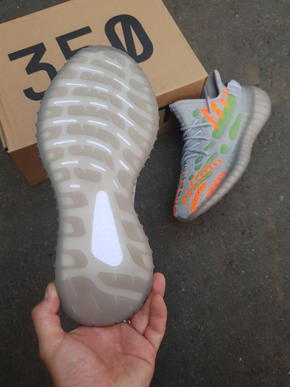 Adidas Yeezy Boost 350 v3 Grey Orange Green