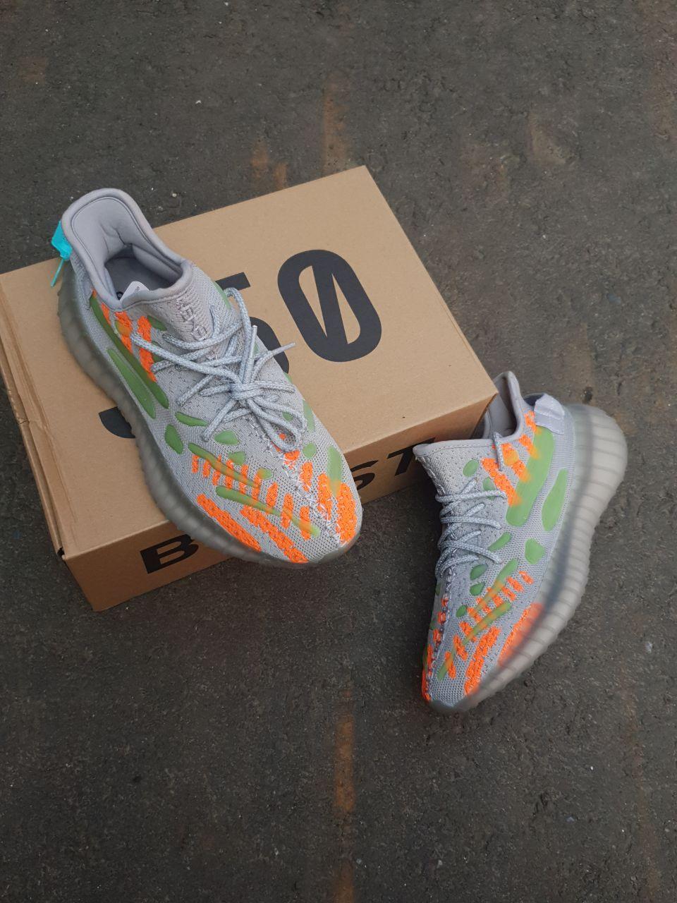 Adidas Yeezy Boost 350 v3 Grey Orange Green