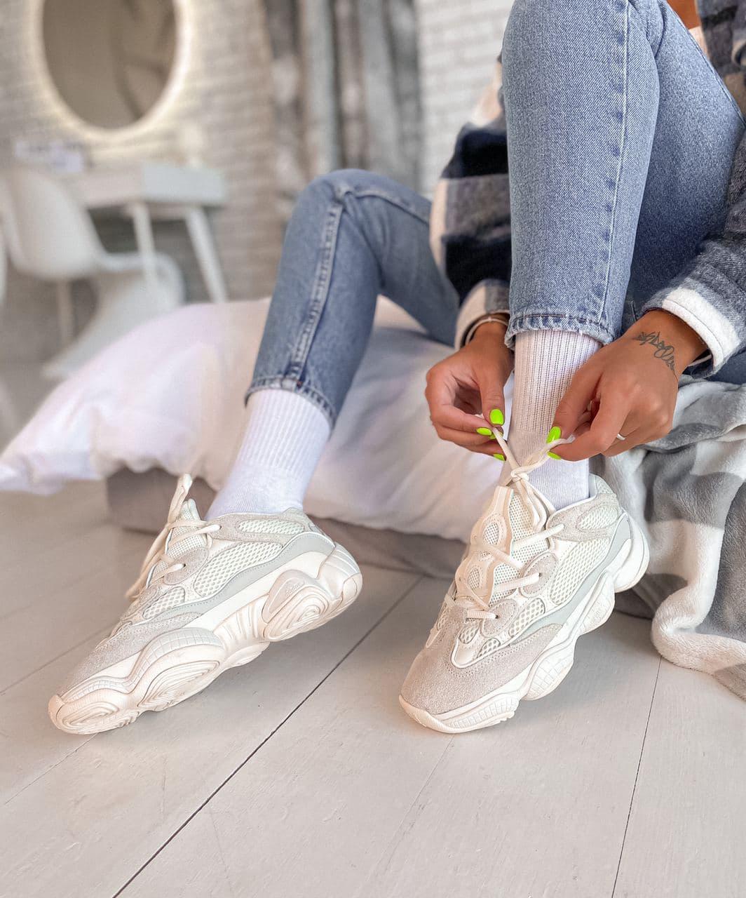 Adidas Yeezy Boost 500 Bone White