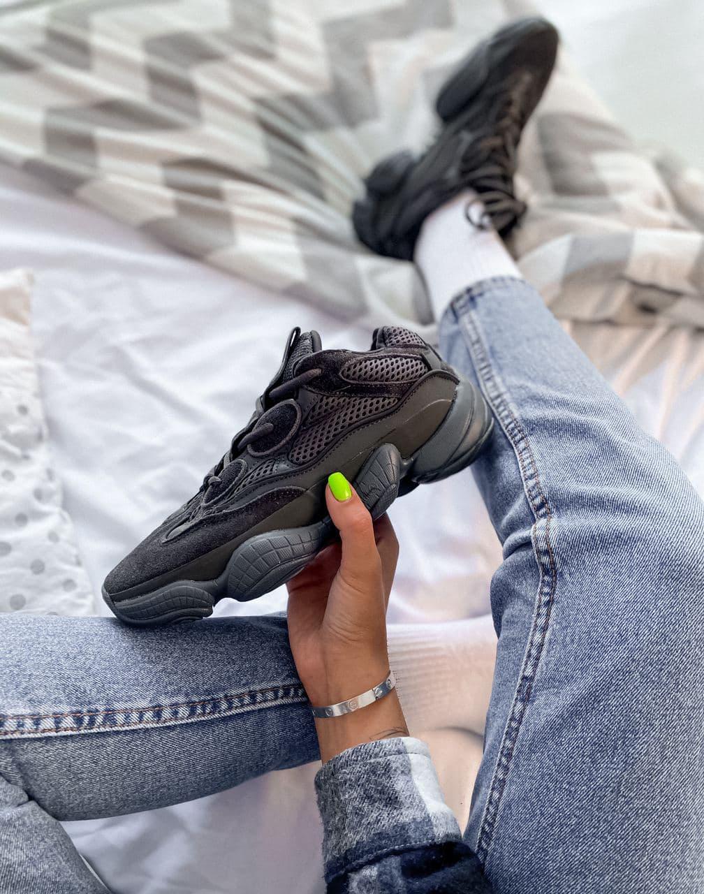 Adidas Yeezy Boost 500 Black 1