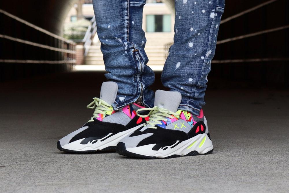 Adidas Yeezy Boost 700 V1 Wave Runner Pink Kaws