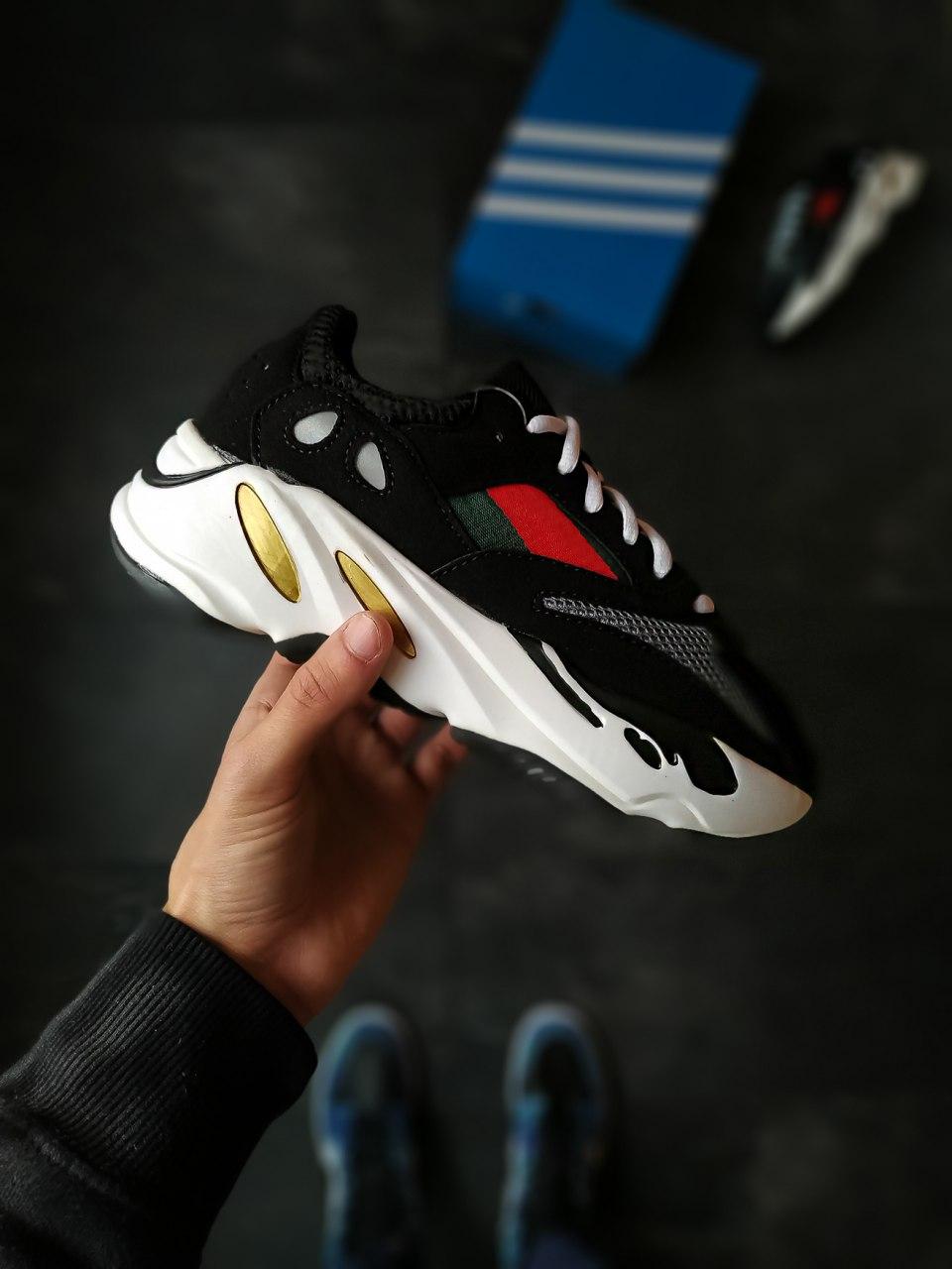 Adidas Yeezy Boost 700 V1 Black White Red