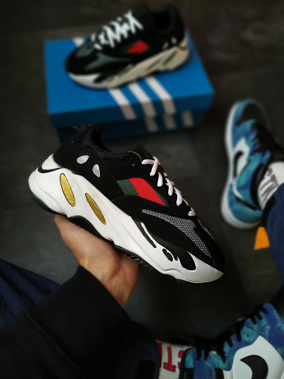 Adidas Yeezy Boost 700 V1 Black White Red