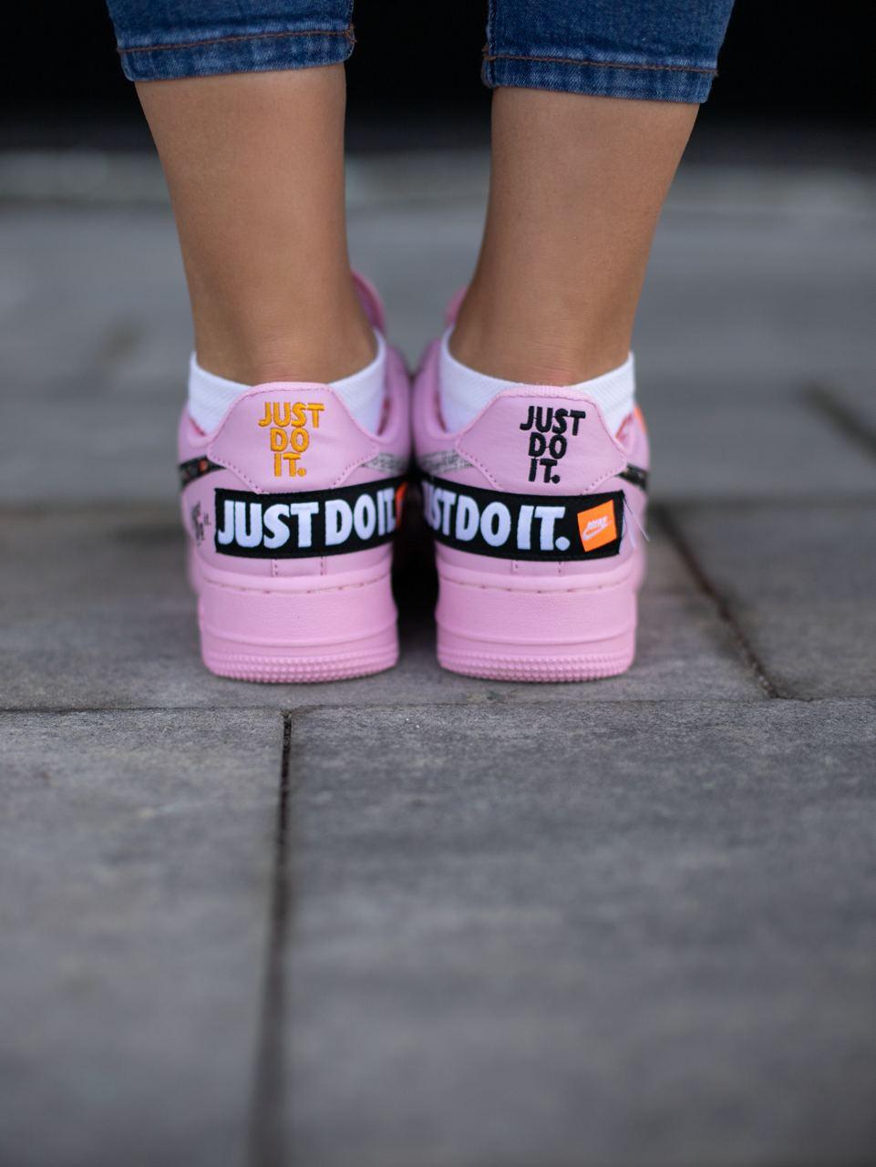 Nike Air Force 1 Low Just Do It Pink