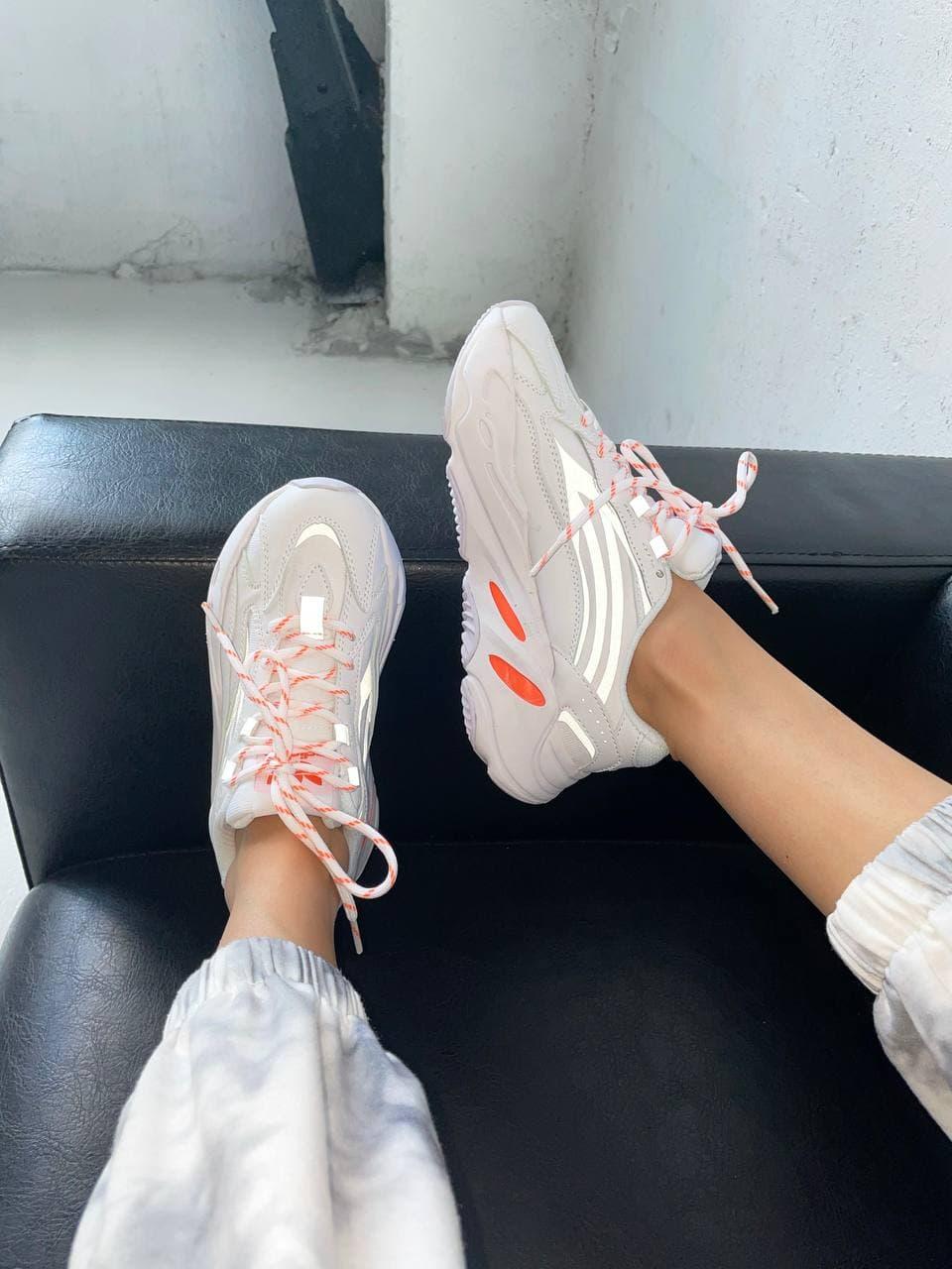 Adidas Yeezy Boost 700 V2 White Orange