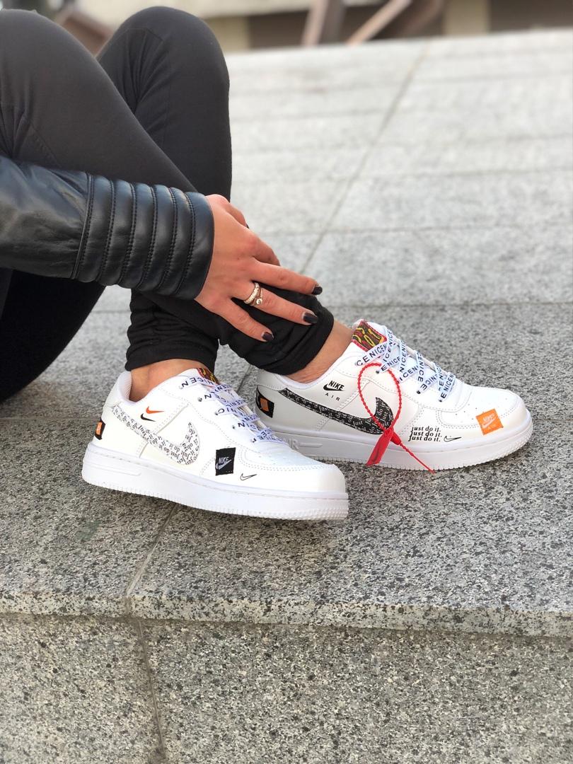 Nike Air Force 1 Low Just Do It White 1