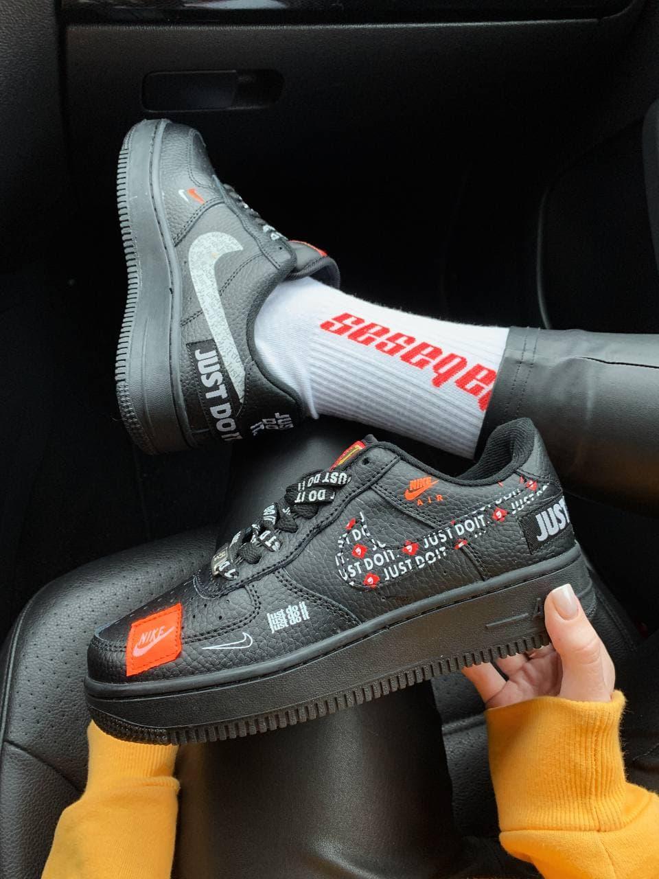 Nike Air Force 1 Low Just Do It Black