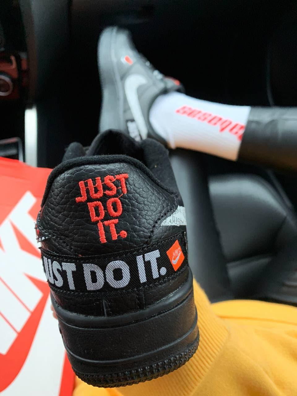 Nike Air Force 1 Low Just Do It Black