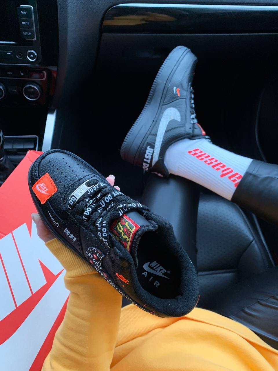 Nike Air Force 1 Low Just Do It Black