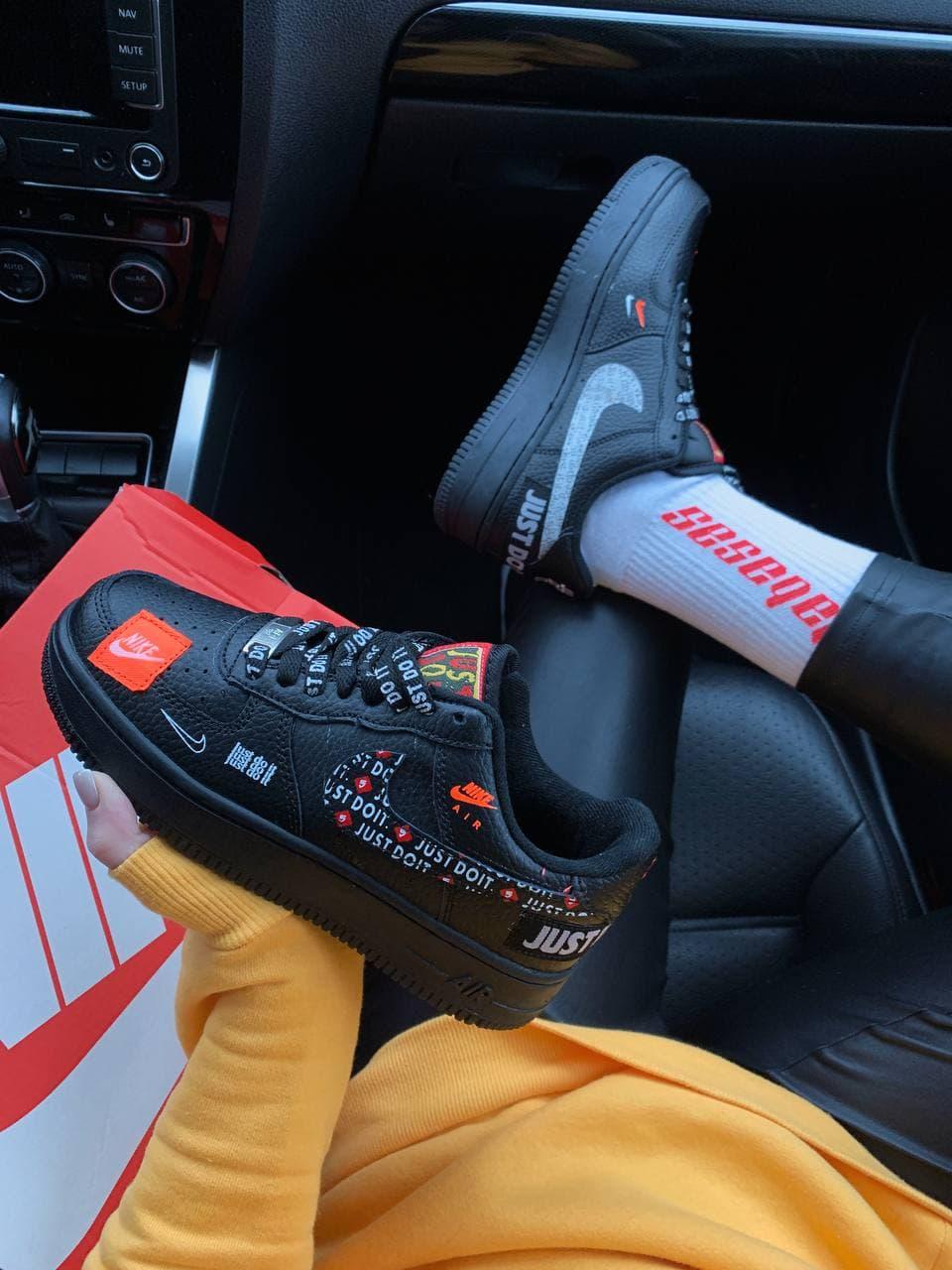 Nike Air Force 1 Low Just Do It Black
