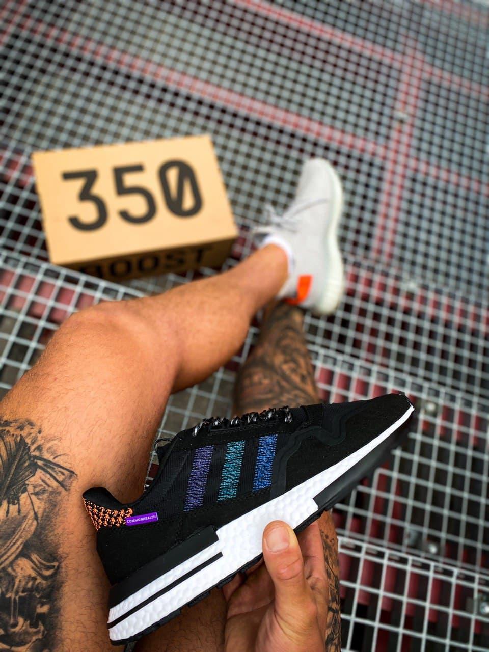 Adidas ZX 500 RM Black White 2