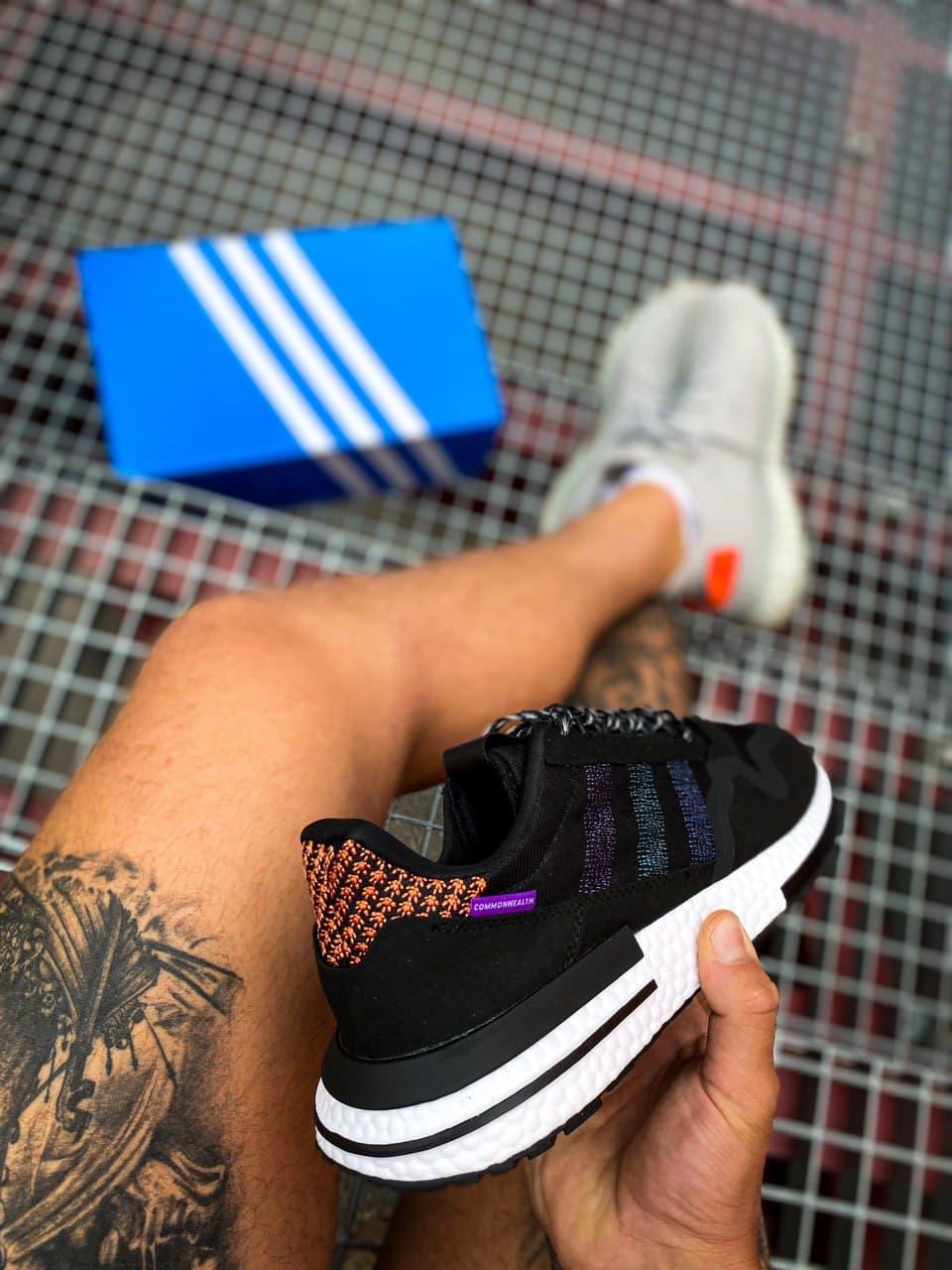 Adidas ZX 500 RM Black White 2