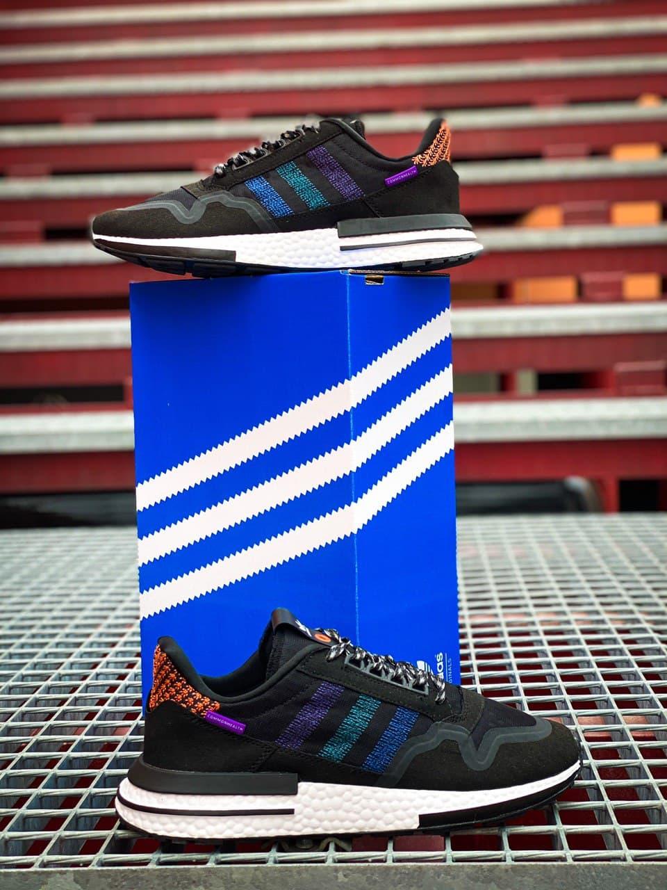 Adidas ZX 500 RM Black White 2