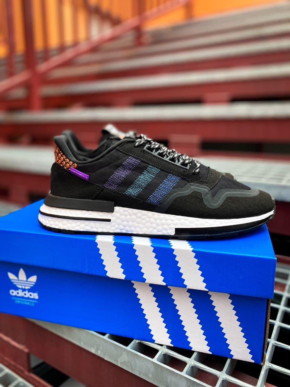 Adidas ZX 500 RM Black White 2