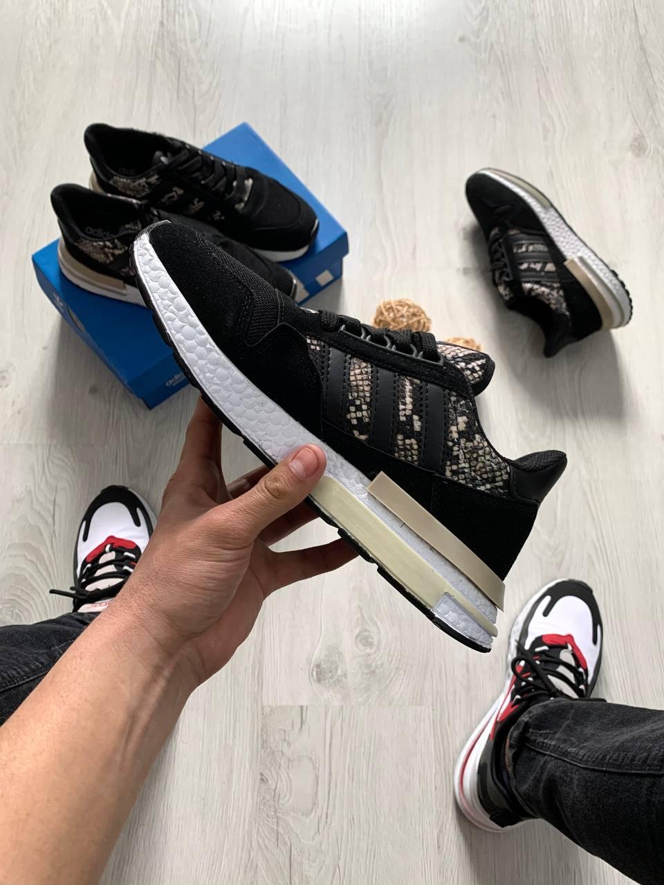 Adidas ZX 500 Black White 2