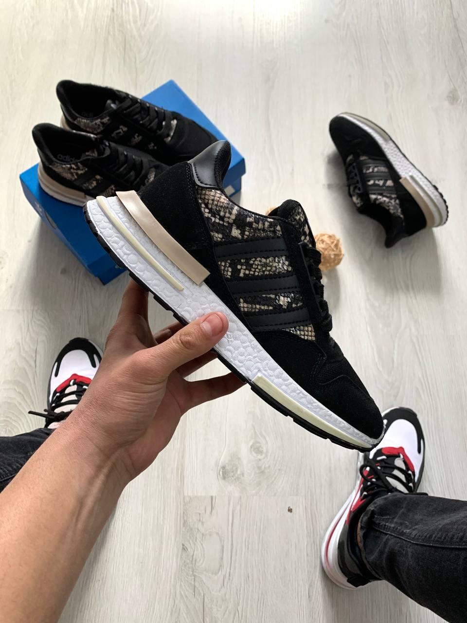 Adidas ZX 500 Black White 2