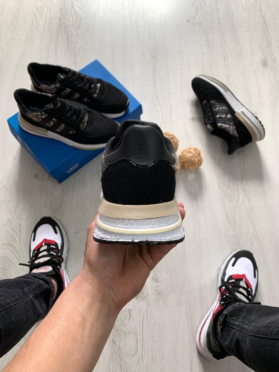 Adidas ZX 500 Black White 2