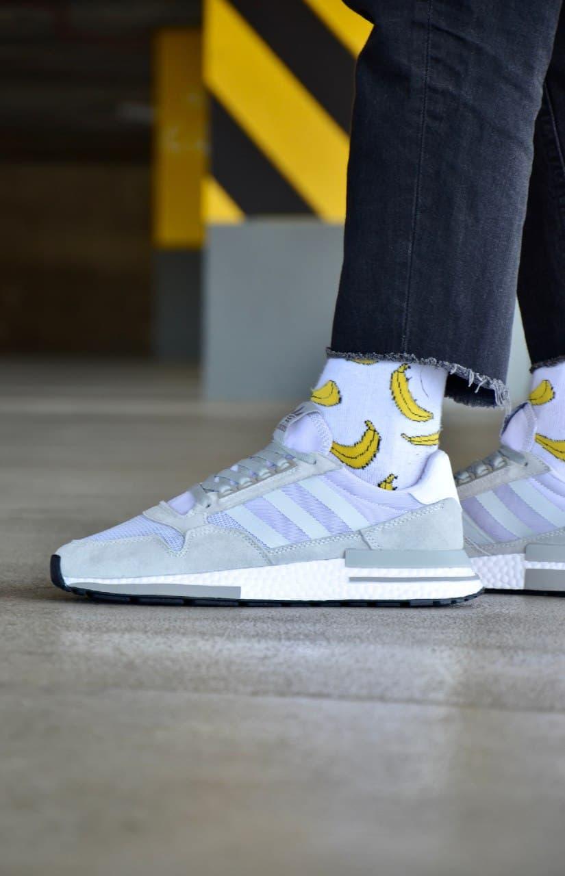 Adidas ZX 500 Grey White 2