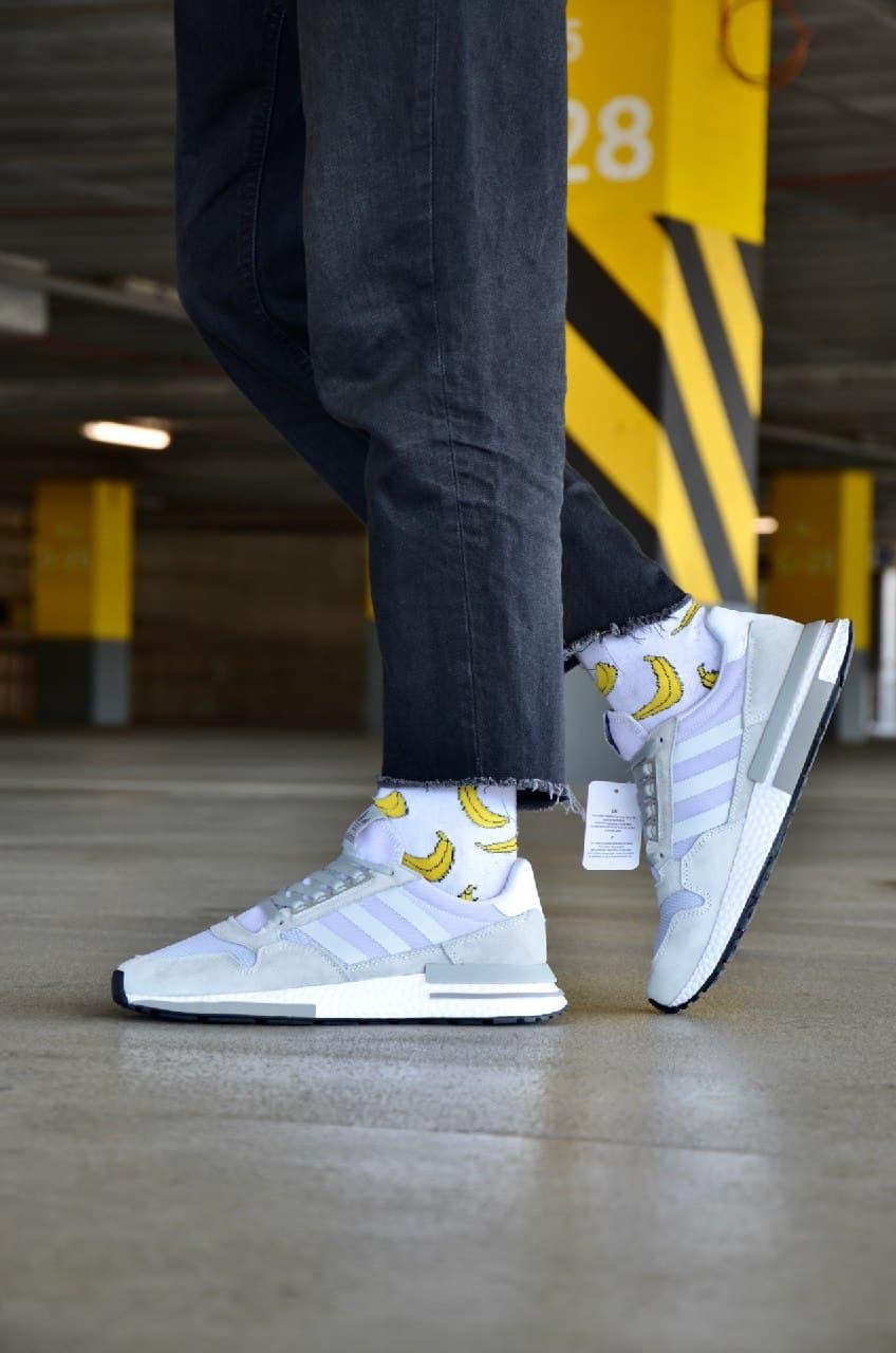 Adidas ZX 500 Grey White 2
