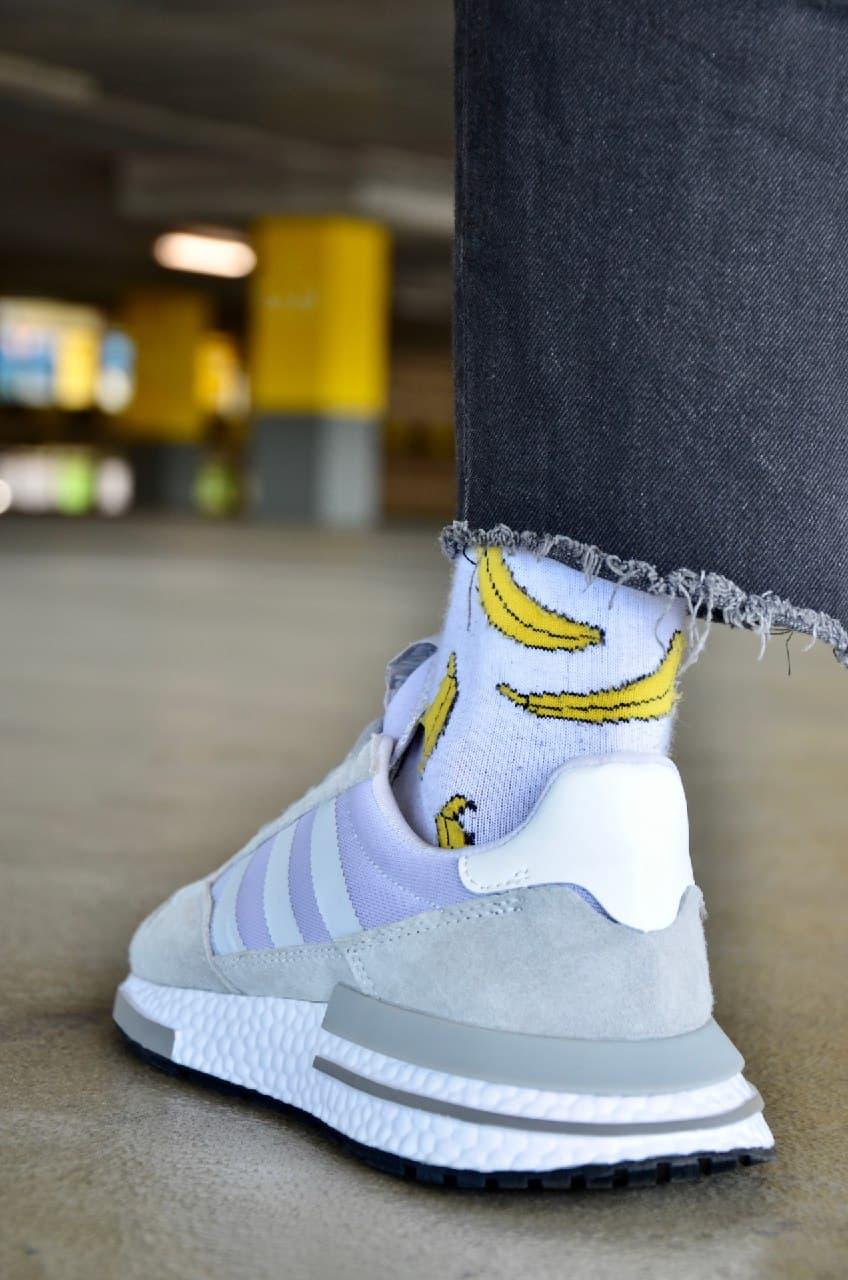 Adidas ZX 500 Grey White 2
