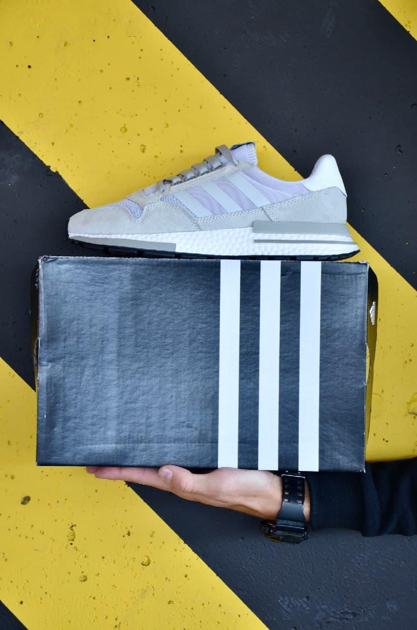 Adidas ZX 500 Grey White 2