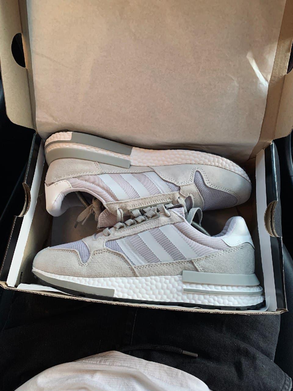 Adidas ZX 500 Grey White 2
