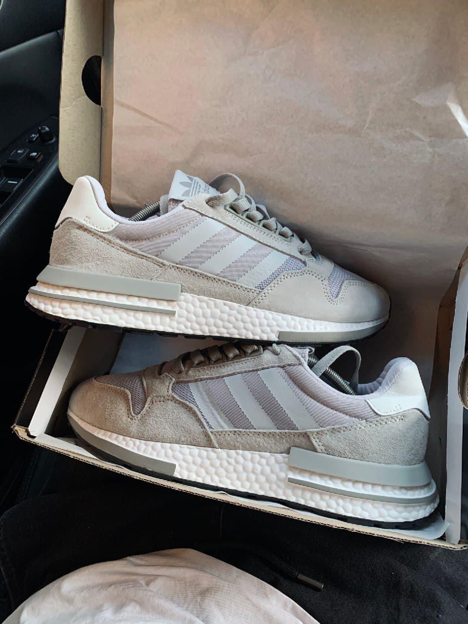 Adidas ZX 500 Grey White 2