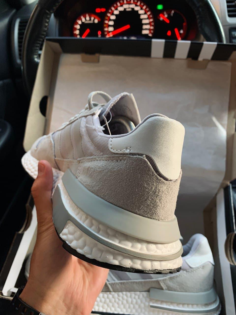 Adidas ZX 500 Grey White 2