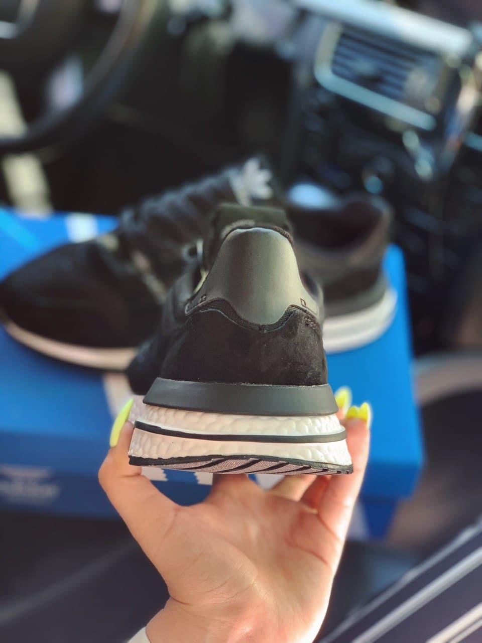 Adidas ZX 500 Black White 3