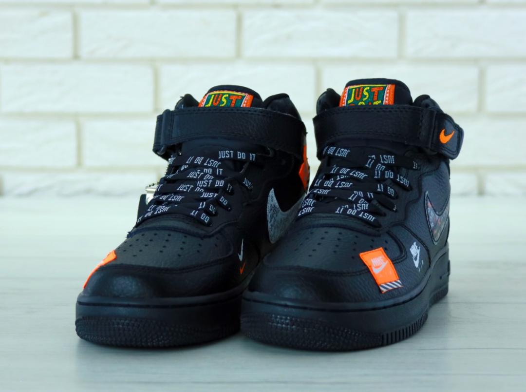 Nike Air Force 1 Just Do It Black High