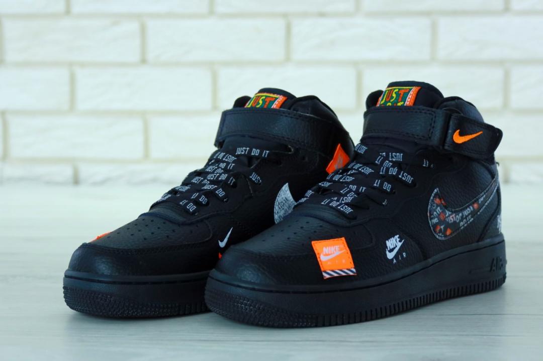 Nike Air Force 1 Just Do It Black High