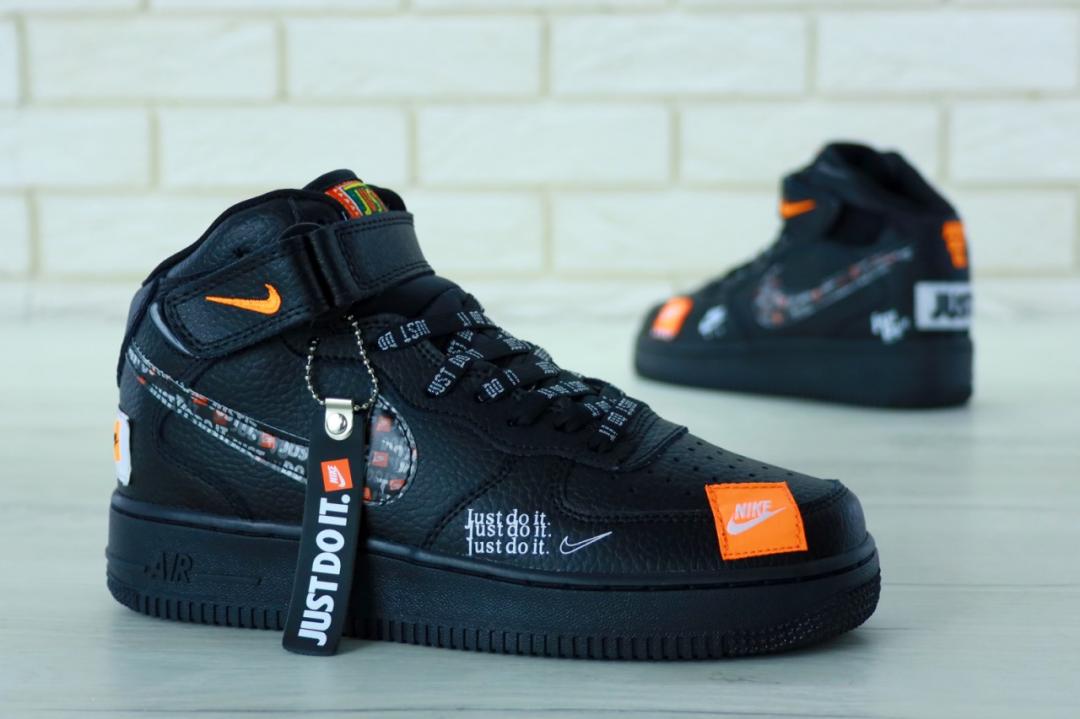 Nike Air Force 1 Just Do It Black High