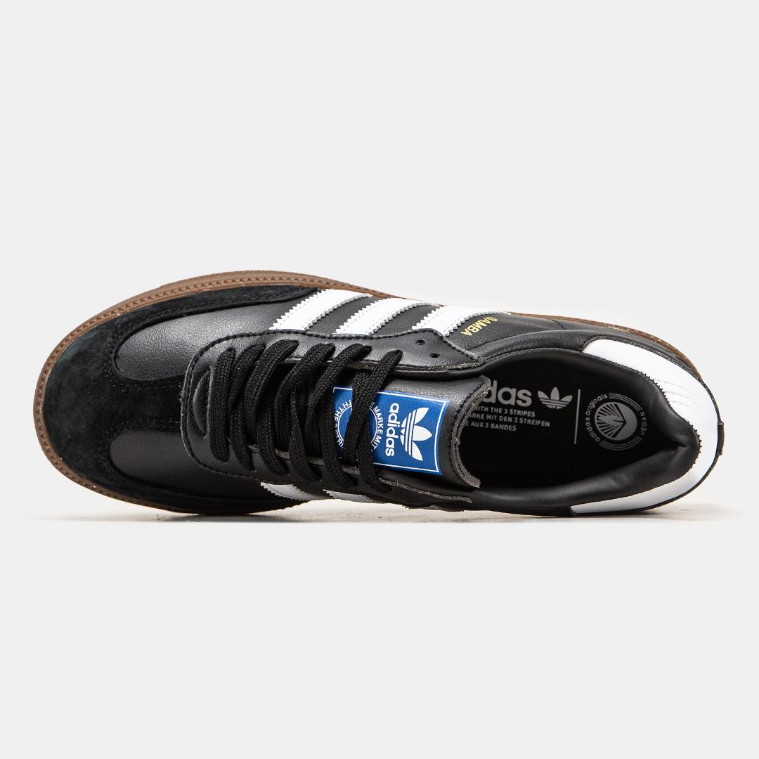 Adidas Samba Black White Brown