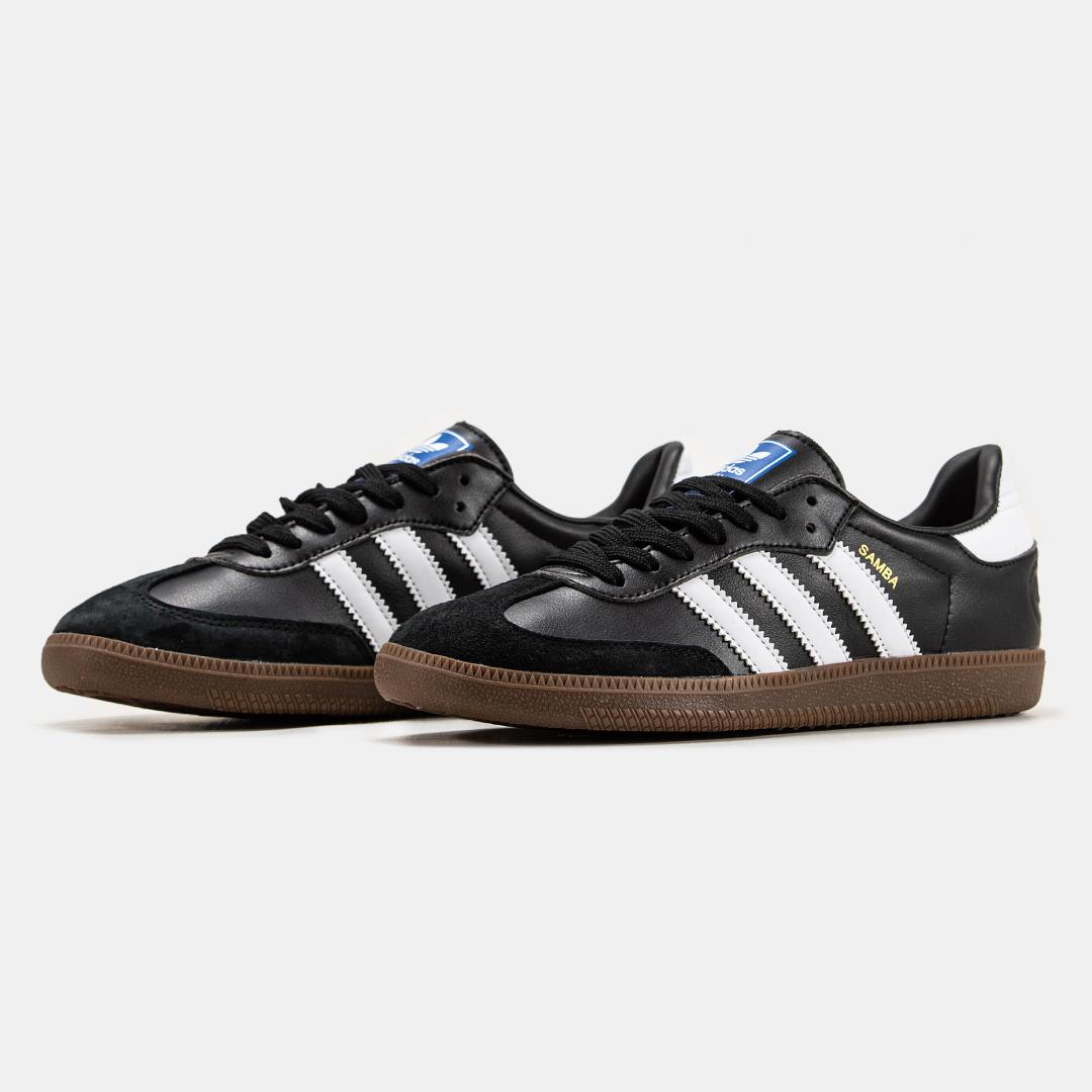 Adidas Samba Black White Brown
