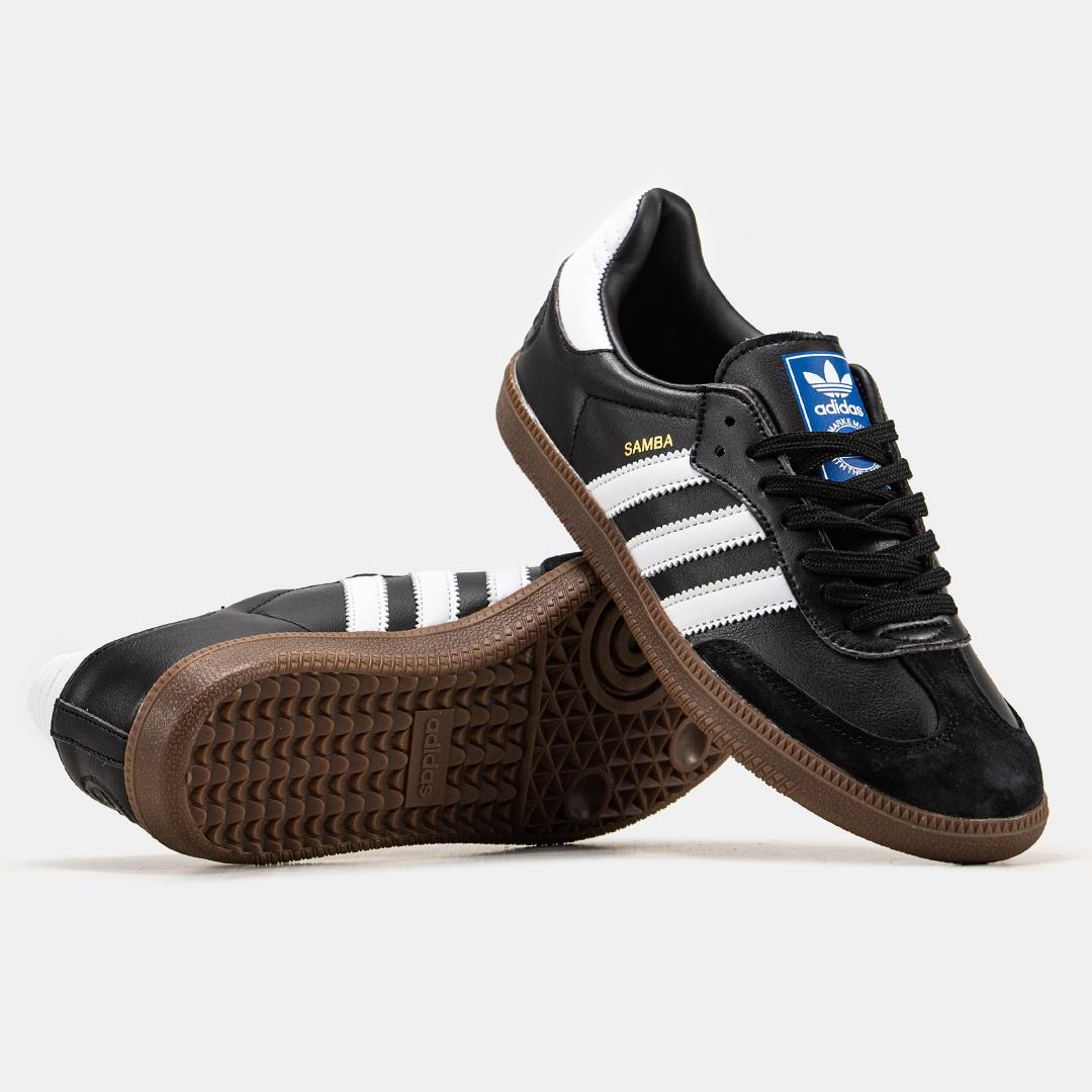 Adidas Samba Black White Brown
