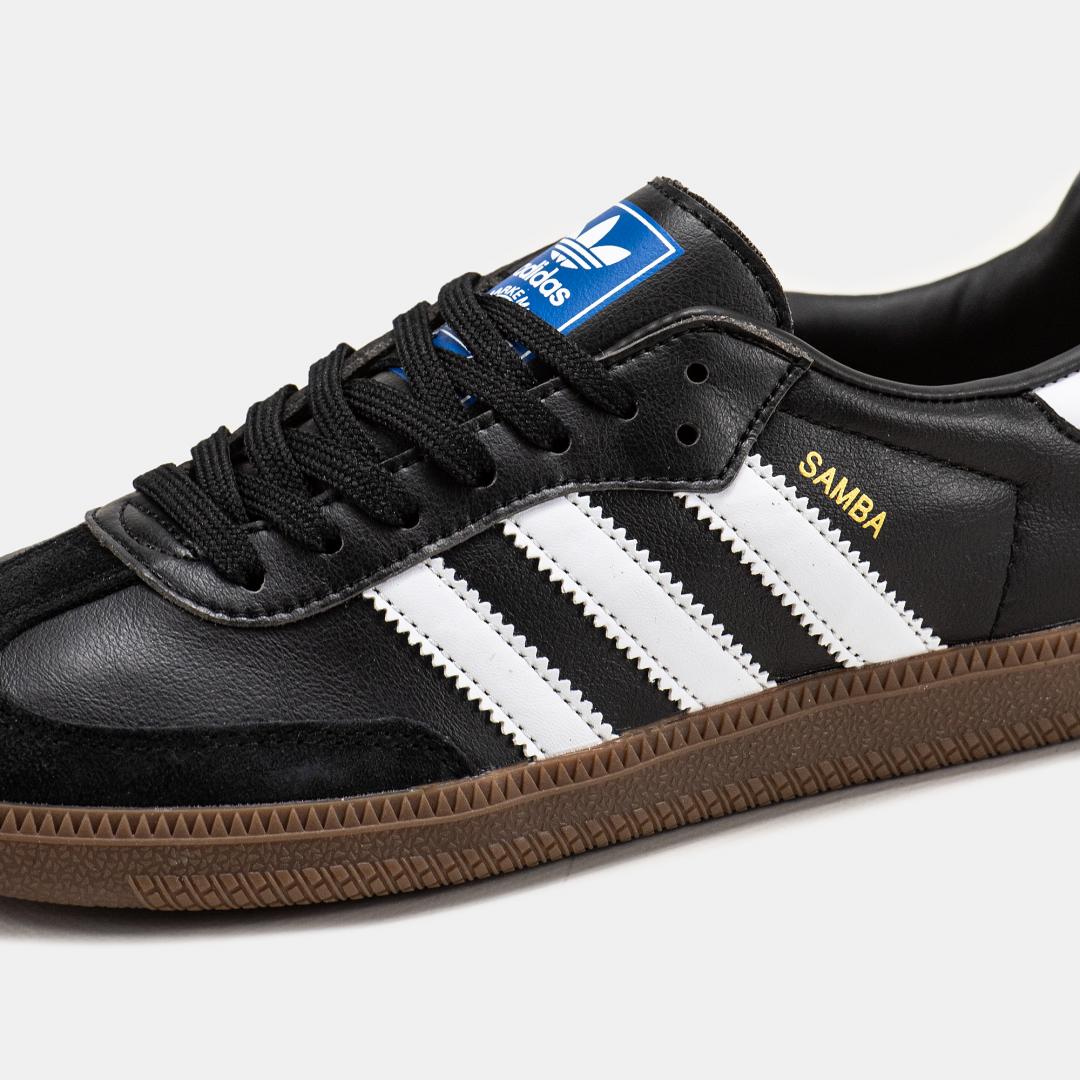 Adidas Samba Black White Brown