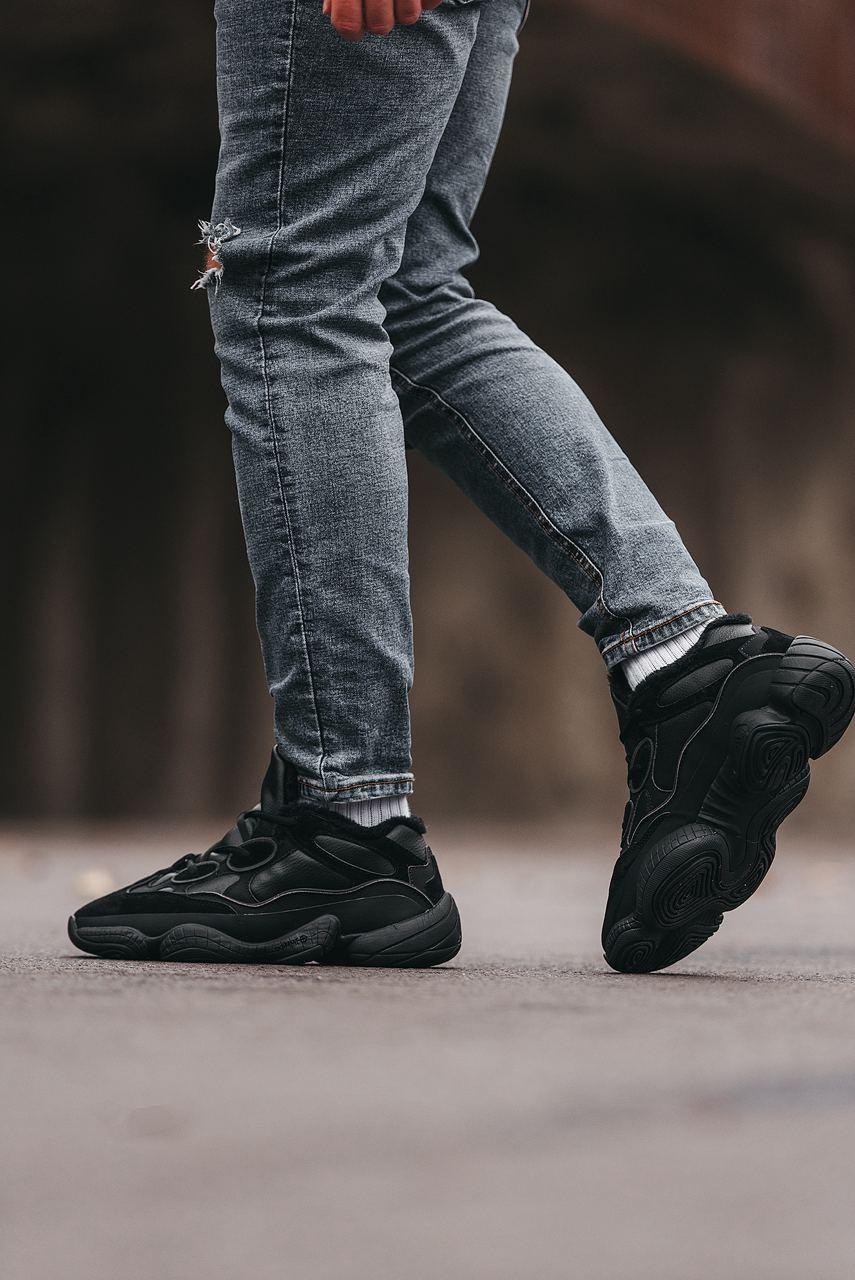 Adidas Yeezy Boost 500 Black Fur