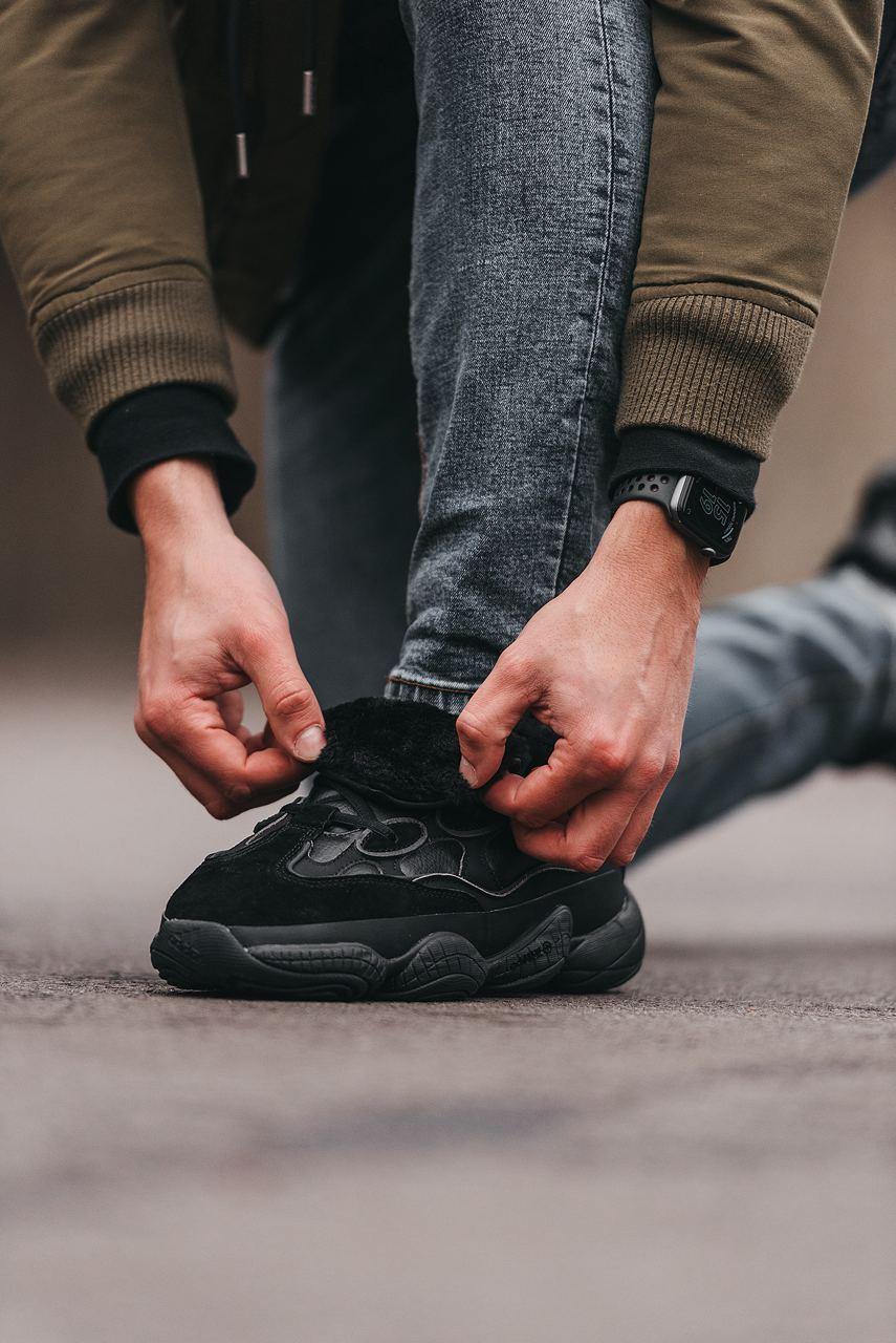 Adidas Yeezy Boost 500 Black Fur