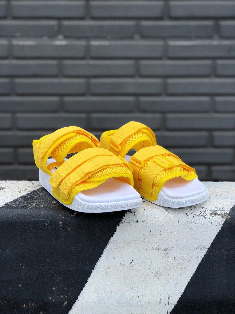 Adidas Yellow White